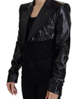 Dolce & Gabbana Elegant Cropped Black Designer Jacket