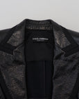 Dolce & Gabbana Elegant Cropped Black Designer Jacket
