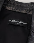 Dolce & Gabbana Elegant Cropped Black Designer Jacket