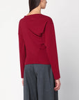 Vivienne Westwood Vivienne Westwood Brick red asymmetrical top with Orb logo