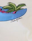 Dolce & Gabbana Elegant Yellow Cotton Tee with Chic Print