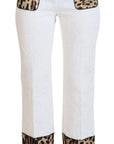 Dolce & Gabbana Elegant Leopard Print Pants for Sophisticated Style