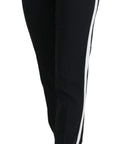 Dolce & Gabbana Elegant Black Wool-Silk Pants