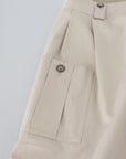Dolce & Gabbana Chic Beige Cotton Trousers for Elegant Comfort