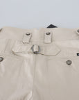 Dolce & Gabbana Chic Beige Cotton Trousers for Elegant Comfort