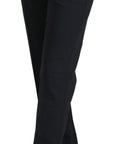 Dolce & Gabbana Chic Grey Wool Blend Pants for Elevated Style