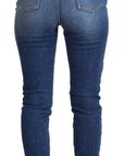 Dolce & Gabbana Elegant Blue Denim Pants - Tailored Fit