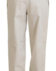 Dolce & Gabbana Elegant Beige Cotton Trousers
