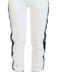 Dolce & Gabbana Chic White Jogger Pants for Elevated Comfort