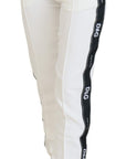 Dolce & Gabbana Chic White Jogger Pants for Elevated Comfort