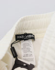 Dolce & Gabbana Chic White Jogger Pants for Elevated Comfort