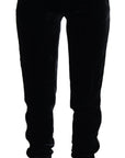 Dolce & Gabbana Elegant Velvet Pants - Timeless Black Luxury