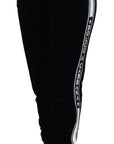 Dolce & Gabbana Elegant Velvet Pants - Timeless Black Luxury