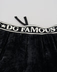Dolce & Gabbana Elegant Velvet Pants - Timeless Black Luxury