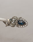 Dolce & Gabbana Elegant Sterling Silver Glass Brooch