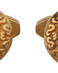 Dolce & Gabbana Elegant Gold Plated Brass Men's Cufflinks