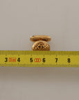 Dolce & Gabbana Elegant Gold Plated Brass Men's Cufflinks