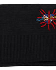 Dolce & Gabbana Elegant Black Wool Scarf Wrap