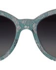 Dolce & Gabbana Sicilian Lace Crystal-Infused Sunglasses