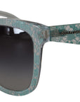 Dolce & Gabbana Sicilian Lace Crystal-Infused Sunglasses