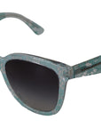 Dolce & Gabbana Sicilian Lace Crystal-Infused Sunglasses
