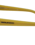 Dolce & Gabbana Chic Yellow Acetate Gradient Sunglasses