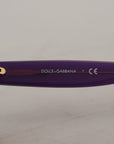 Dolce & Gabbana Elegant Purple Gradient Lens Sunglasses
