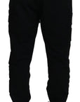 Dolce & Gabbana Elegant Black Cotton Jogger Pants