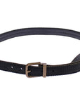 Dolce & Gabbana Elegant Blue Leather-Cotton Blend Men's Belt