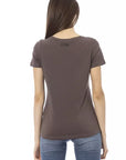 Trussardi Action Brown Cotton Women T-Shirt