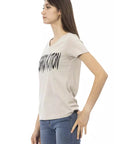 Trussardi Action Beige Cotton Women T-Shirt