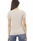 Trussardi Action Beige Cotton Women T-Shirt