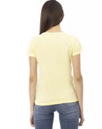 Trussardi Action Yellow Cotton Women T-Shirt