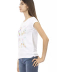 Trussardi Action White Cotton Women T-Shirt