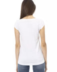 Trussardi Action White Cotton Women T-Shirt