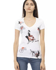 Trussardi Action White Cotton Women T-Shirt