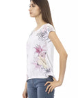 Trussardi Action White Cotton Women T-Shirt