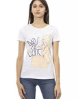 Trussardi Action White Cotton Women T-Shirt