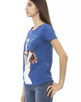 Trussardi Action Blue Cotton Women T-Shirt
