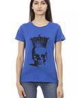 Trussardi Action Blue Cotton Women T-Shirt
