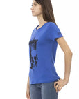 Trussardi Action Blue Cotton Women T-Shirt
