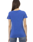 Trussardi Action Blue Cotton Women T-Shirt