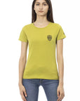 Trussardi Action Green Cotton Women T-Shirt