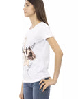 Trussardi Action White Cotton Women T-Shirt