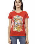 Trussardi Action Red Cotton Women T-Shirt