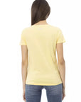 Trussardi Action Yellow Cotton Women T-Shirt