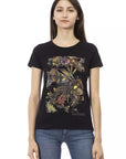 Trussardi Action Black Cotton Women T-Shirt