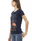 Trussardi Action Blue Cotton Women T-Shirt