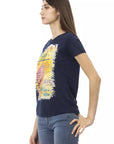 Trussardi Action Blue Cotton Women T-Shirt