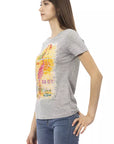 Trussardi Action Gray Cotton Women T-Shirt